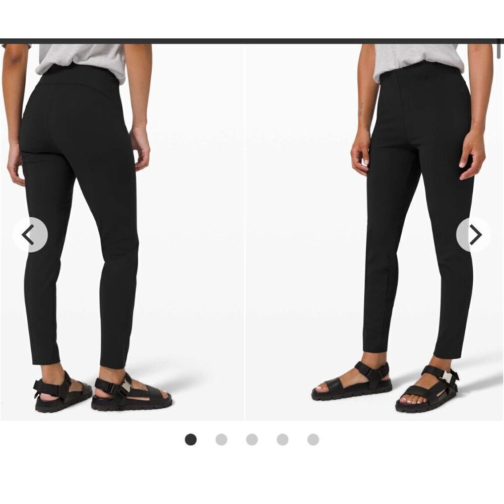 Lululemon Here to there highrise skinny pants, Black, Size 4 A136